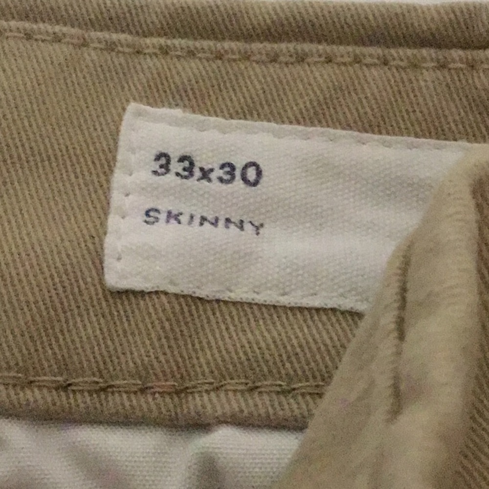 Gap Men’s Skinny Style Khaki Pants Size 33/30 NWOT - Picture 4 of 5